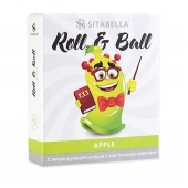 Стимулирующий презерватив-насадка Roll   Ball Apple - Sitabella - купить с доставкой в Энгельсе