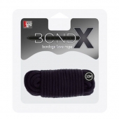 Черная веревка для связывания BONDX LOVE ROPE - 10 м. - Dream Toys - купить с доставкой в Энгельсе