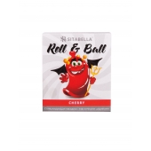 Стимулирующий презерватив-насадка Roll   Ball Cherry - Sitabella - купить с доставкой в Энгельсе
