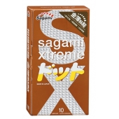 Презервативы Sagami Xtreme FEEL UP с точечной текстурой и линиями прилегания - 10 шт. - Sagami - купить с доставкой в Энгельсе