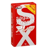 Утолщенные презервативы Sagami Xtreme Feel Long с точками - 10 шт. - Sagami - купить с доставкой в Энгельсе