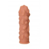 Телесная реалистичная насадка KOKOS Extreme Sleeve 11 с дополнительной стимуляцией - 12,7 см. - KOKOS - в Энгельсе купить с доставкой