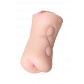 Телесный двусторонний мастурбатор Rich Fruit - вагина и анус - ToyFa - в Энгельсе купить с доставкой