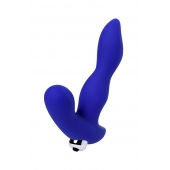 Синий силиконовый вибростимулятор простаты Stroman - 14,5 см. - ToyFa - в Энгельсе купить с доставкой