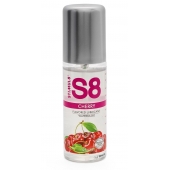 Смазка на водной основе S8 Flavored Lube со вкусом вишни - 125 мл. - Stimul8 - купить с доставкой в Энгельсе