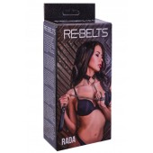 Черный поводок и чокер с кольцом Rada - Rebelts - купить с доставкой в Энгельсе