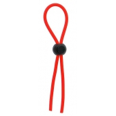 Красное эрекционное лассо с одной бусиной-утяжкой STRETCHY THIN LASSO - Dream Toys - в Энгельсе купить с доставкой