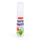 Гель-смазка Tutti-frutti со вкусом сладкой мяты - 30 гр. - Биоритм - купить с доставкой в Энгельсе
