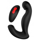 Черный вибромассажер простаты SWIRLING P-PLEASER - Dream Toys - в Энгельсе купить с доставкой