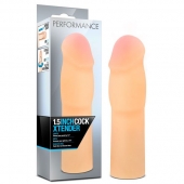 Телесная насадка-удлинитель на пенис PERFORMANCE 1.5INCH COCK XTENDER - 16 см. - Blush Novelties - в Энгельсе купить с доставкой