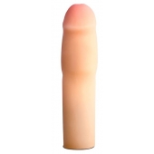 Телесная насадка-удлинитель на пенис PERFORMANCE 1.5INCH COCK XTENDER - 16 см. - Blush Novelties - в Энгельсе купить с доставкой