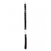 Бордовый поводок для ошейника Ladys Arsenal - БДСМ Арсенал - купить с доставкой в Энгельсе