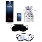 Набор из двух масок на глаза Soft Blindfold Twin Pack - Fifty Shades of Grey - купить с доставкой в Энгельсе