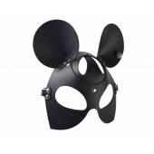 Черная кожаная маска  Мышка - Sitabella - купить с доставкой в Энгельсе