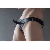 Черные трусики Better с анальной насадкой - 8 см. - Lola Games - купить с доставкой в Энгельсе