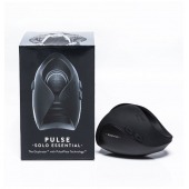 Черный инновационный мужской вибратор PULSE SOLO ESSENTIAL - Hot Octopuss - в Энгельсе купить с доставкой