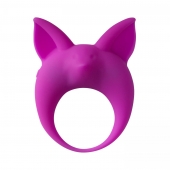 Фиолетовое эрекционное кольцо Kitten Kyle - Lola Games - в Энгельсе купить с доставкой