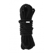 Черная веревка для шибари DELUXE BONDAGE ROPE - 5 м. - Dream Toys - купить с доставкой в Энгельсе