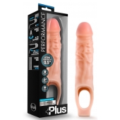 Телесный реалистичный фаллоудлинитель 9 Inch Silicone Cock Sheath Penis Extender - 22,86 см. - Blush Novelties - в Энгельсе купить с доставкой