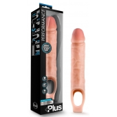 Телесный реалистичный фаллоудлинитель 10 Inch Silicone Cock Sheath Penis Extender - 25,4 см. - Blush Novelties - в Энгельсе купить с доставкой