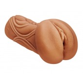 Кофейный мастурбатор-вагина Dumpling - Lola Games - в Энгельсе купить с доставкой