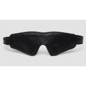 Черная плотная маска на глаза Bound to You Faux Leather Blindfold - Fifty Shades of Grey - купить с доставкой в Энгельсе