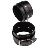 Черные оковы Classic Ankle Cuffs - Chisa - купить с доставкой в Энгельсе