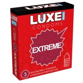 Текстурированные презервативы LUXE Royal Extreme - 3 шт. - Luxe - купить с доставкой в Энгельсе