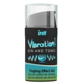 Жидкий интимный гель с эффектом вибрации Vibration! Gin   Tonic - 15 мл. - INTT - купить с доставкой в Энгельсе