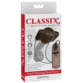 Дымчатый вибростимулятор головки пениса Dual Vibrating Head Teaser - Pipedream - в Энгельсе купить с доставкой