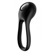 Черное эрекционное виброкольцо Majestic Duo - Satisfyer - в Энгельсе купить с доставкой