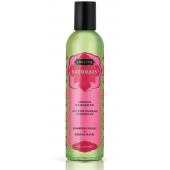 Массажное масло Naturals Strawberry Dreams с ароматом клубники - 236 мл. - Kama Sutra - купить с доставкой в Энгельсе