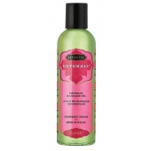 Массажное масло Naturals Strawberry Dreams с ароматом клубники - 59 мл. - Kama Sutra - купить с доставкой в Энгельсе