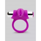 Лиловое виброкольцо с пультом ДУ Remote Control Cock Ring - Happy Rabbit - в Энгельсе купить с доставкой