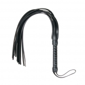 Черный флоггер Flogger Whip - 46 см. - Easy toys - купить с доставкой в Энгельсе