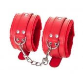 Красные оковы Anonymo из искусственной кожи - ToyFa - купить с доставкой в Энгельсе