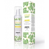 Разогревающее массажное масло Gourmet Spearmint Organic с органическими ингредиентами - 50 мл. - Exsens - купить с доставкой в Энгельсе