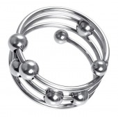 Большое металлическое кольцо под головку пениса - ToyFa - купить с доставкой в Энгельсе