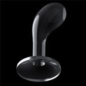 Прозрачный стимулятор простаты Flawless Clear Prostate Plug - 15 см. - Lovetoy - в Энгельсе купить с доставкой