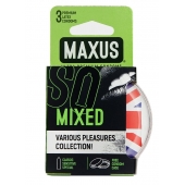 Презервативы в пластиковом кейсе MAXUS AIR Mixed - 3 шт. - Maxus - купить с доставкой в Энгельсе