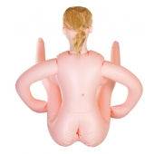 Надувная секс-кукла с реалистичной головой и поднятыми ножками - ToyFa - в Энгельсе купить с доставкой