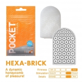 Карманный мастурбатор HEXA-BRICK - Tenga - в Энгельсе купить с доставкой