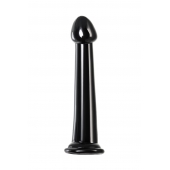 Черный фаллоимитатор Jelly Dildo M - 18 см. - Toyfa Basic