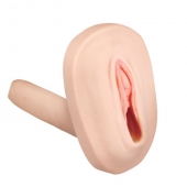 Мастурбатор-вагина с вибрацией и выносным пультом управления REALSTUFF SMOOTH   BALD - Dream Toys - в Энгельсе купить с доставкой