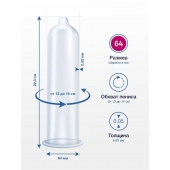 Презервативы MY.SIZE размер 64 - 10 шт. - My.Size - купить с доставкой в Энгельсе