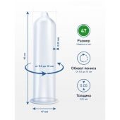 Презервативы MY.SIZE размер 47 - 3 шт. - My.Size - купить с доставкой в Энгельсе