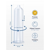 Презервативы MY.SIZE размер 53 - 3 шт. - My.Size - купить с доставкой в Энгельсе