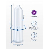 Презервативы MY.SIZE размер 69 - 3 шт. - My.Size - купить с доставкой в Энгельсе