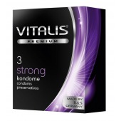 Презервативы с утолщенной стенкой VITALIS PREMIUM strong - 3 шт. - Vitalis - купить с доставкой в Энгельсе