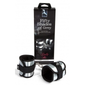 Серо-черные наручники Totally His - Fifty Shades of Grey - купить с доставкой в Энгельсе